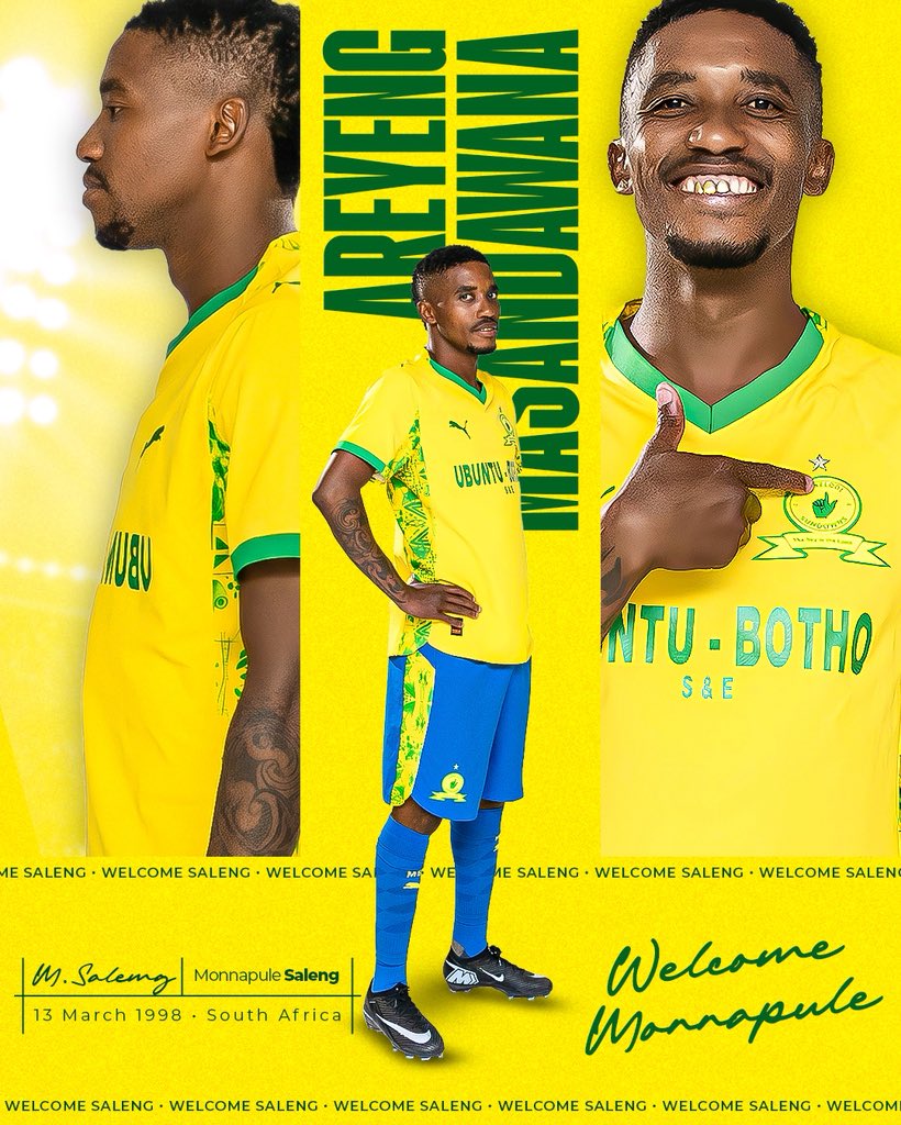 Mamelodi Sundowns Signed Monnapule Saleng From Orlando Pirates Mamelodi Sundowns Signed Monnapule Saleng From Orlando Pirates